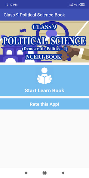 Run android online APK Class 9 Political Science NCERT Book in English from MyAndroid or emulate Class 9 Political Science NCERT Book in English using MyAndroid