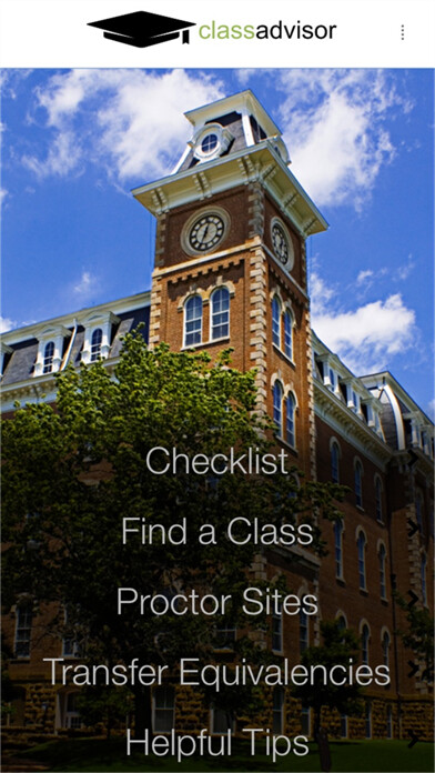 Emulate iPhone app ClassAdvisor using MyAndroid