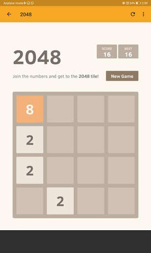 Run android online APK Classic 2048 (Puzzle Game) from MyAndroid or emulate Classic 2048 (Puzzle Game) using MyAndroid