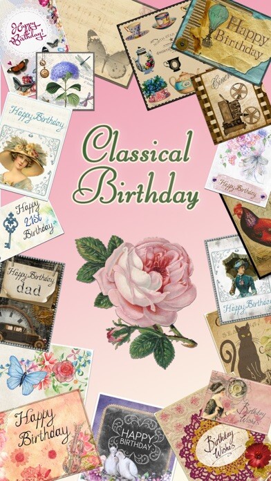 Emulate iPhone app Classical Birthday using MyAndroid
