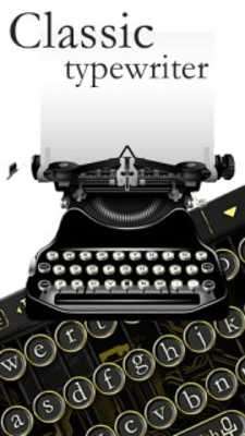 Emulate Android APK Classical Black Traditional Typewriter Theme Emulate Android APK Classical Black Traditional Typewriter Theme