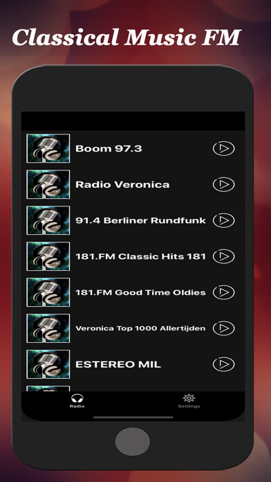 Emulate iPhone app Classical Music FM using MyAndroid Emulate iPhone app Classical Music FM using MyAndroid
