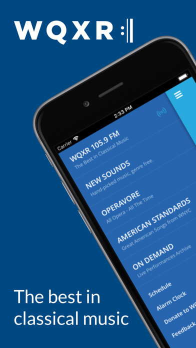 Emulate iPhone app Classical Music Radio WQXR using MyAndroid Emulate iPhone app Classical Music Radio WQXR using MyAndroid