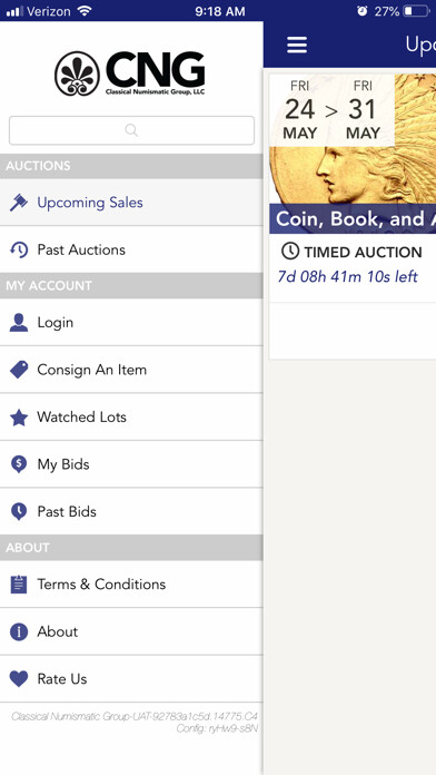 Emulate iPhone app Classical Numismatic Group using MyAndroid Emulate iPhone app Classical Numismatic Group using MyAndroid