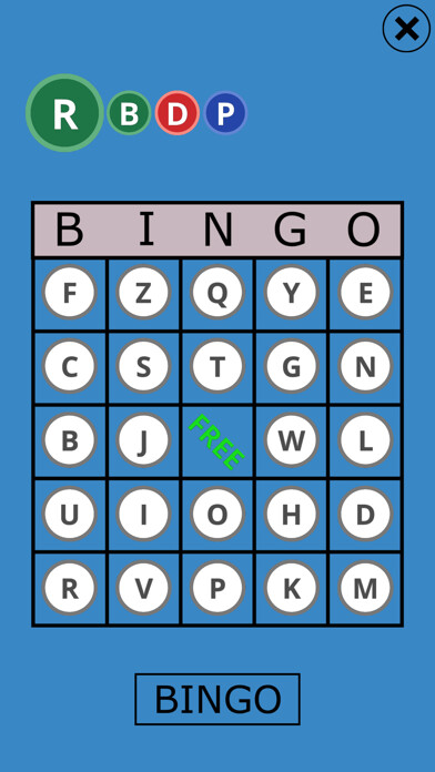 Emulate iPhone app Classic Alphabet Bingo using MyAndroid Emulate iPhone app Classic Alphabet Bingo using MyAndroid