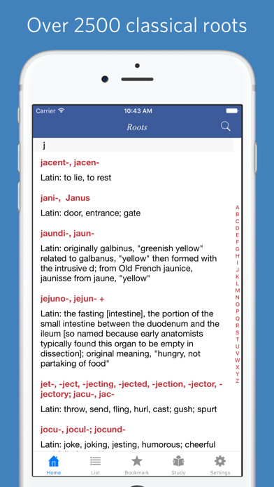 Emulate iPhone app Classical Root Dictionary using MyAndroid Emulate iPhone app Classical Root Dictionary using MyAndroid