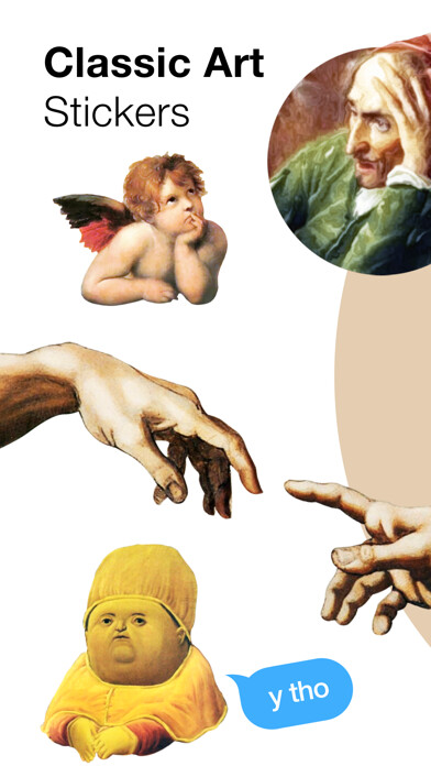 Emulate iPhone app Classic Art Stickers using MyAndroid Emulate iPhone app Classic Art Stickers using MyAndroid