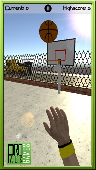 Emulate iPhone app Classic Basketball Flick Challenge - Toss The Ball using MyAndroid