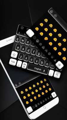 Emulate Android APK Classic Black White Keyboard Theme