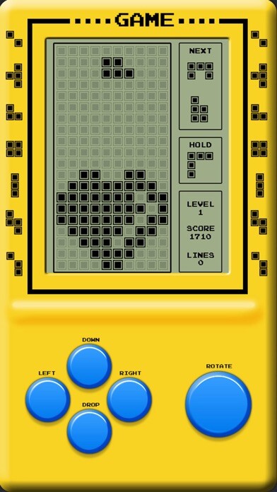Emulate iPhone app Classic Brick Game - Retro Block Style using MyAndroid