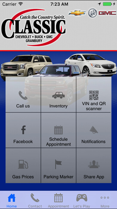 Emulate iPhone app Classic Chevrolet Buick GMC Granbury using MyAndroid Emulate iPhone app Classic Chevrolet Buick GMC Granbury using MyAndroid