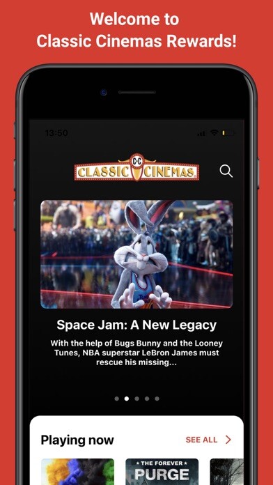 Emulate iPhone app Classic Cinemas Rewards using MyAndroid