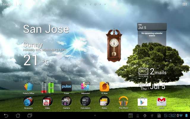 Emulate Android APK Classic Clock Widget
