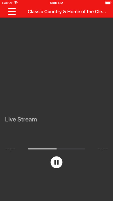 Emulate iPhone app Classic Country 98.5 using MyAndroid