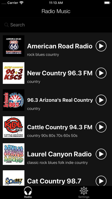 Emulate iPhone app Classic Country Music using MyAndroid Emulate iPhone app Classic Country Music using MyAndroid
