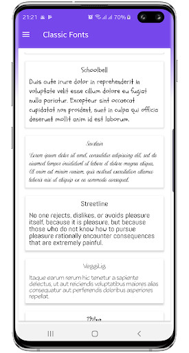 Run android online APK Classic Fonts for Samsung, OPPO and HTC Phones from MyAndroid or emulate Classic Fonts for Samsung, OPPO and HTC Phones using MyAndroid Run android online APK Classic Fonts for Samsung, OPPO and HTC Phones from MyAndroid or emulate Classic Fonts for Samsung, OPPO and HTC Phones using MyAndroid