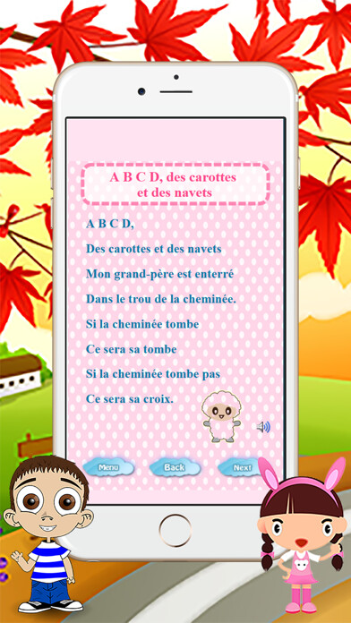 Emulate iPhone app Classic French Nursery Rhymes with Lyrics using MyAndroid Emulate iPhone app Classic French Nursery Rhymes with Lyrics using MyAndroid