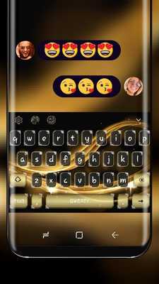 Emulate Android APK Classic Gold Luxury Silk Keyboard for Huawei Emulate Android APK Classic Gold Luxury Silk Keyboard for Huawei