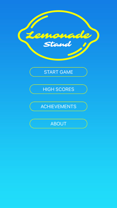 Emulate iPhone app Classic Lemonade Stand using MyAndroid