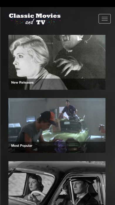 Emulate iPhone app Classic Movies & TV using MyAndroid