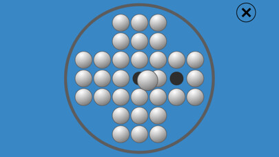 Emulate iPhone app Classic Peg Solitaire Touch using MyAndroid