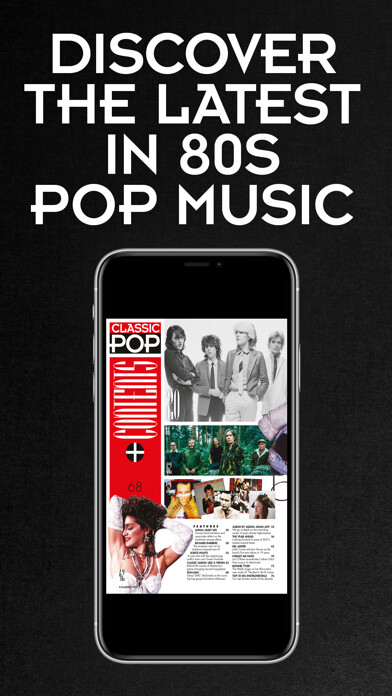 Emulate iPhone app Classic Pop Magazine using MyAndroid