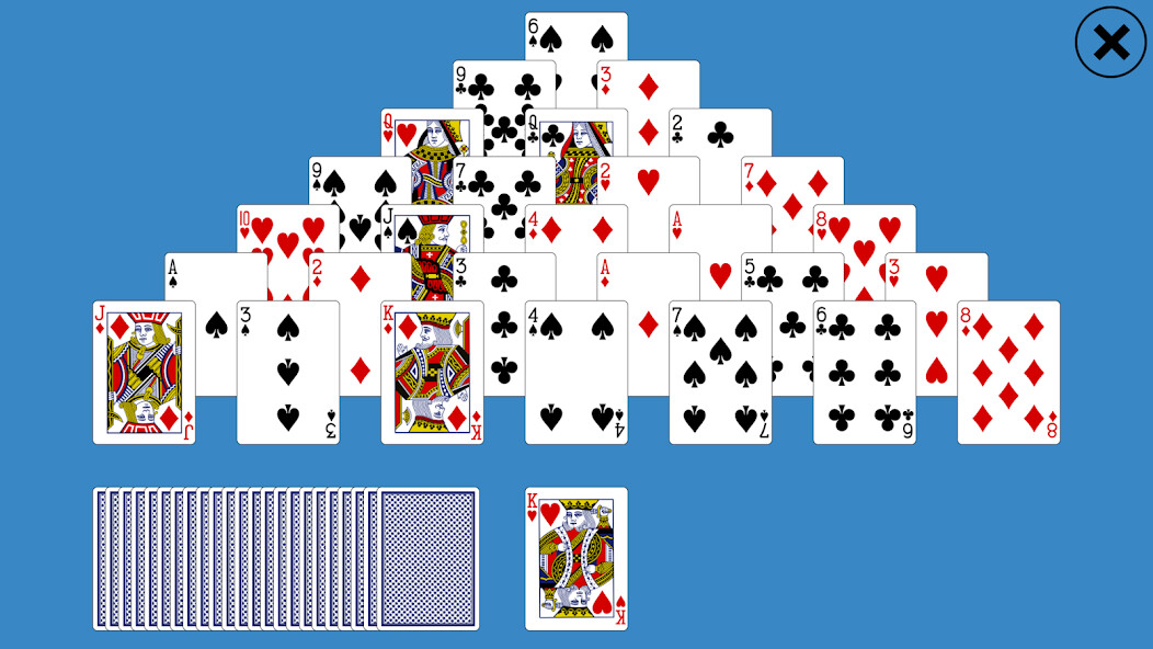 Emulate iPhone app Classic Pyramid Solitaire using MyAndroid Emulate iPhone app Classic Pyramid Solitaire using MyAndroid