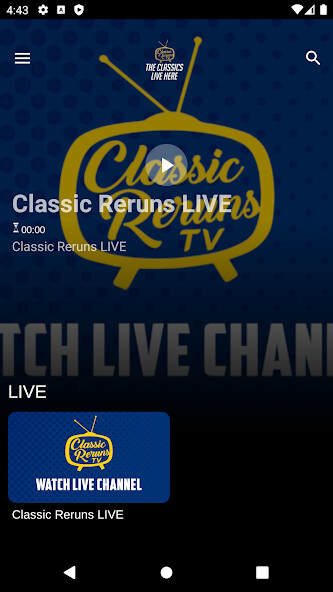 Run android online APK Classic Reruns TV from MyAndroid or emulate Classic Reruns TV using MyAndroid Run android online APK Classic Reruns TV from MyAndroid or emulate Classic Reruns TV using MyAndroid