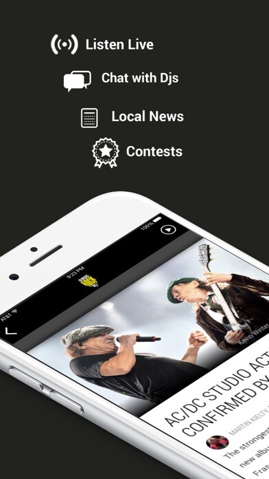 Emulate iPhone app Classic Rock 105.1 (KFTE) using MyAndroid