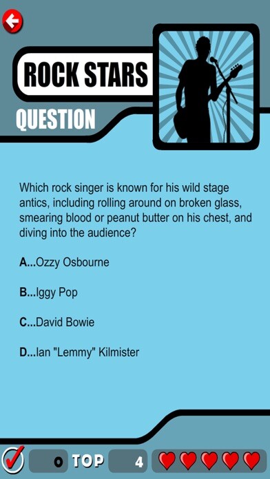 Emulate iPhone app Classic Rock Trivia: Amplify your Knowledge using MyAndroid