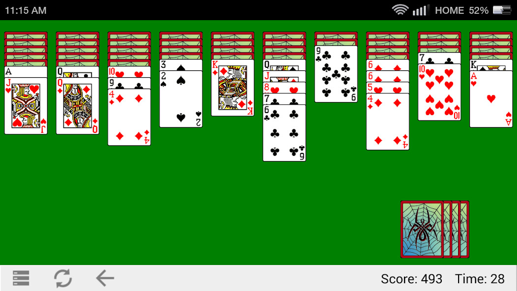 Emulate iPhone app Classic Spider using MyAndroid