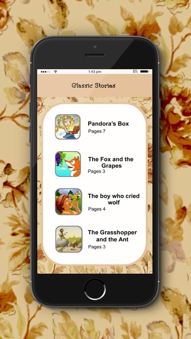 Emulate iPhone app Classic Stories - Stories For Children using MyAndroid