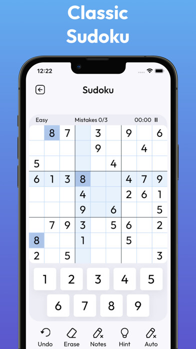 Emulate iPhone app Classic Sudoku - Logic Puzzles using MyAndroid Emulate iPhone app Classic Sudoku - Logic Puzzles using MyAndroid