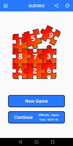 Run android online APK Classic Sudoku Number Puzzle from MyAndroid or emulate Classic Sudoku Number Puzzle using MyAndroid