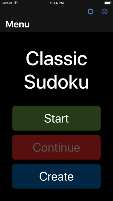 Emulate iPhone app Classic Sudoku Redux using MyAndroid