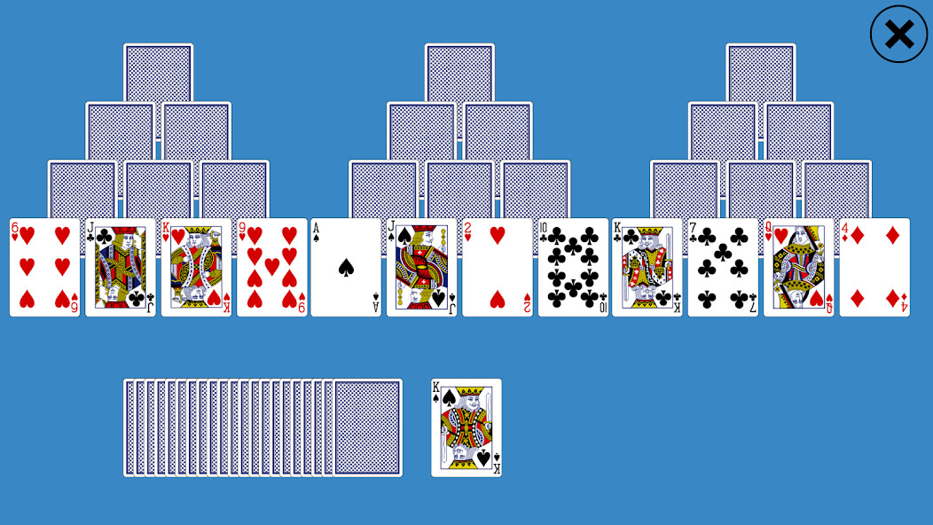 Emulate iPhone app Classic TriPeaks Solitaire using MyAndroid Emulate iPhone app Classic TriPeaks Solitaire using MyAndroid