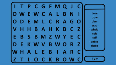 Emulate iPhone app Classic Wordsearch using MyAndroid Emulate iPhone app Classic Wordsearch using MyAndroid
