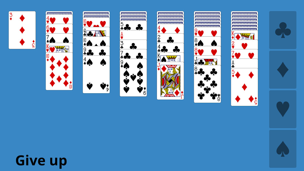 Emulate iPhone app Classic Yukon Solitaire using MyAndroid