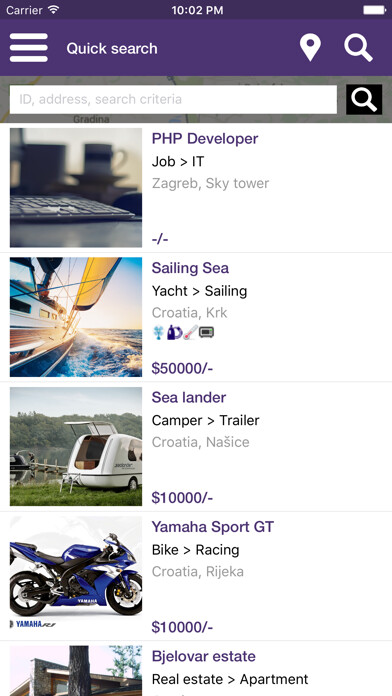 Emulate iPhone app Classified ADS InfinityMarket using MyAndroid Emulate iPhone app Classified ADS InfinityMarket using MyAndroid