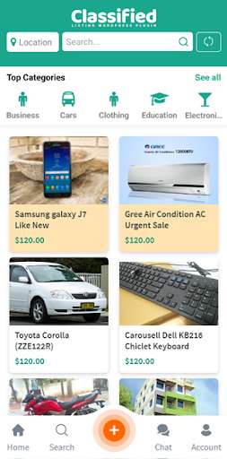 Run android online APK Classified Listing from MyAndroid or emulate Classified Listing using MyAndroid