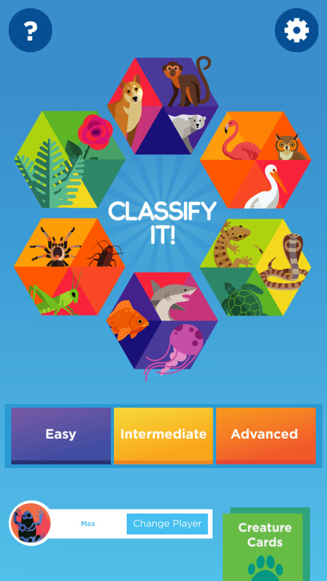Emulate iPhone app Classify It! using MyAndroid