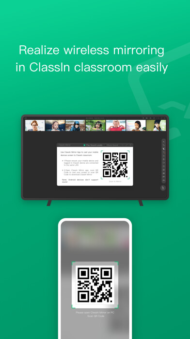 Emulate iPhone app ClassIn Mirror using MyAndroid