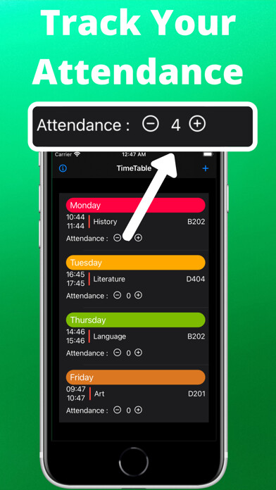 Emulate iPhone app Class Timetable Attendance App using MyAndroid Emulate iPhone app Class Timetable Attendance App using MyAndroid