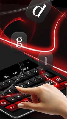 Emulate Android APK Classy Black Red Keyboard