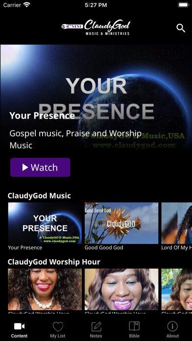 Emulate iPhone app ClaudyGod TV using MyAndroid Emulate iPhone app ClaudyGod TV using MyAndroid