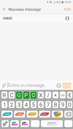 Run android online APK Clavier SMS PMU from MyAndroid or emulate Clavier SMS PMU using MyAndroid