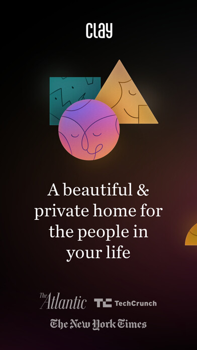 Emulate iPhone app Clay: A better contacts app using MyAndroid