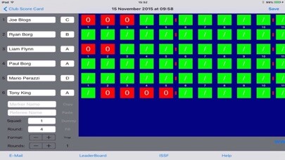 Emulate iPhone app Clay Shooting Club Score Card using MyAndroid Emulate iPhone app Clay Shooting Club Score Card using MyAndroid