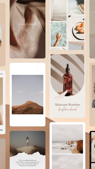 Emulate iPhone app Clay – Story Templates Frames using MyAndroid