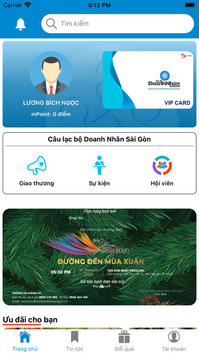 Emulate iPhone app CLB Doanh Nhân Sài Gòn using MyAndroid Emulate iPhone app CLB Doanh Nhân Sài Gòn using MyAndroid